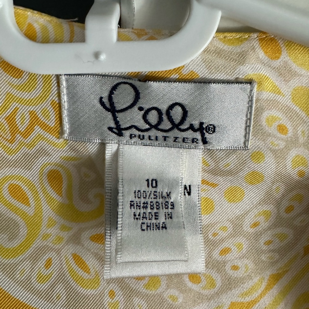 Lily Pulitzer Beautiful Silk Top - Picture 11 of 11
